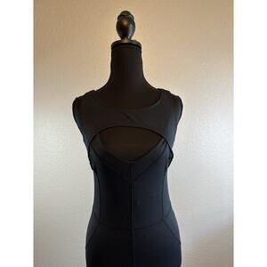 NWT‎ Free People Movement Jumpsuit Crisscross Back Size M Black Athletic Yoga